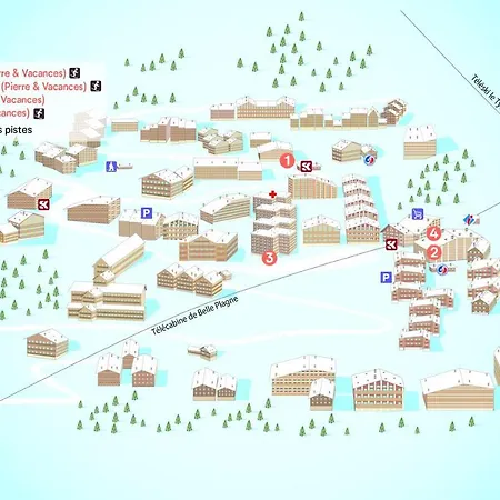 شقة فندقية Pierre & Les Gemeaux